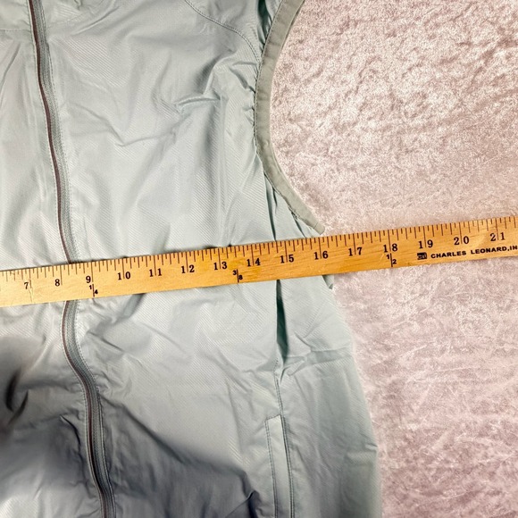 Icebreaker GT Merino Vest Women Large Light Blue Cool-Lite Full Zip Athletic - Picture 4 of 6